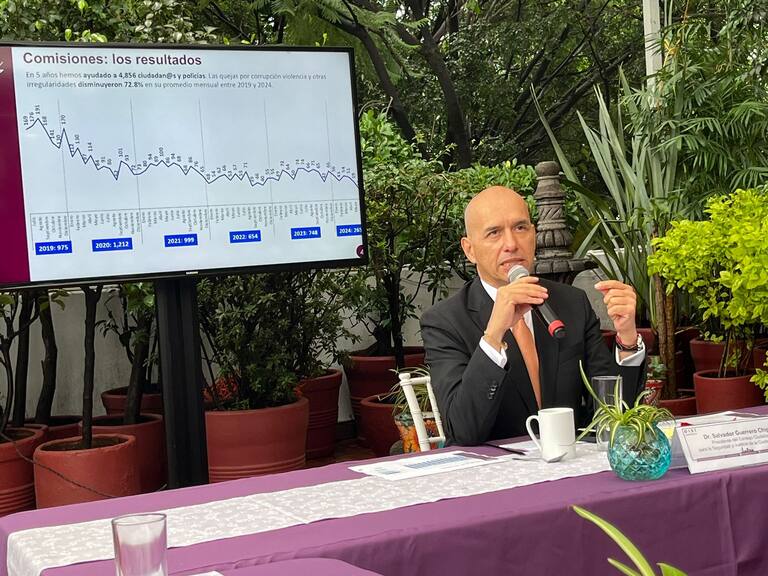 El presidente del Consejo Ciudadano, Salvador Guerrero expuso la reducción de la violencia de genero contra elementos policiales, así como el avance las denuncias ciudadanas contra violencia policial