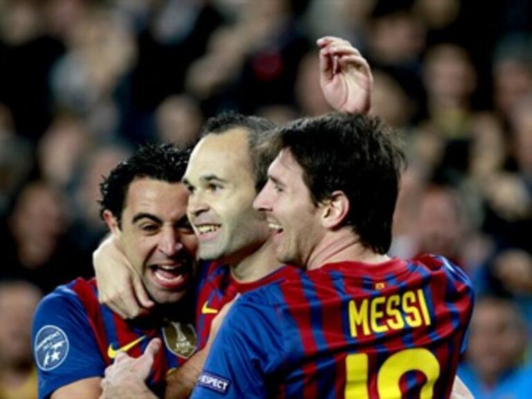 Xavi, Iniesta, Messi y Busquets, capitanes de la plantilla
