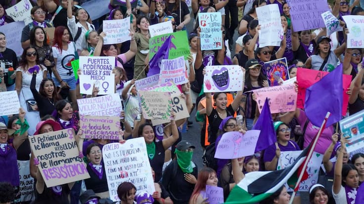 Marea morada nacional: Miles de mujeres se unen a la marcha del 8M en varios estados del país