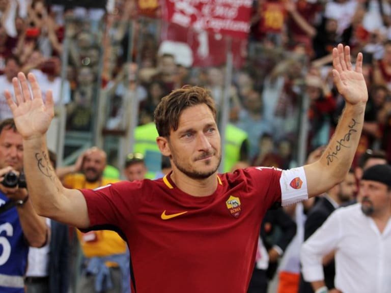 El emotivo adiós de Francesco Totti