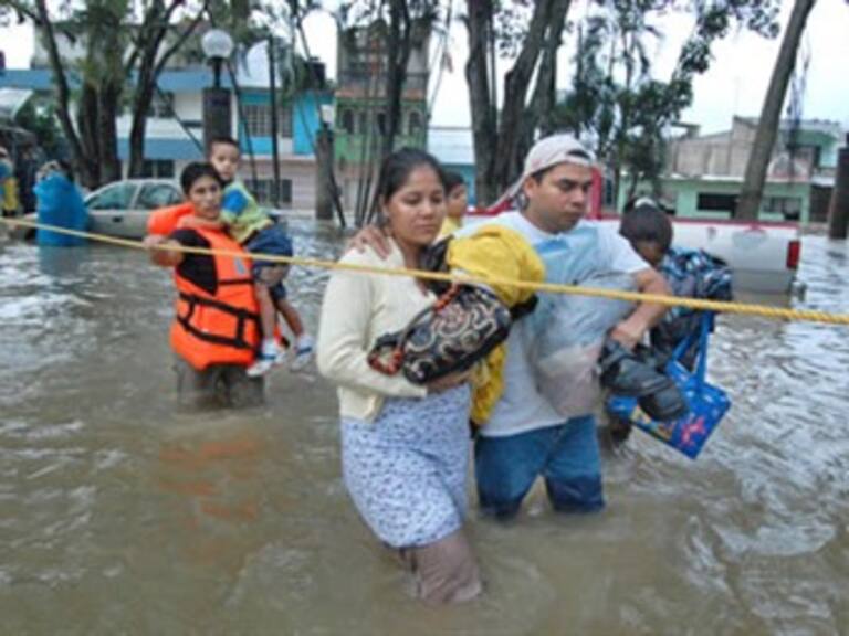 33 mil afectados por lluvias en Tabasco