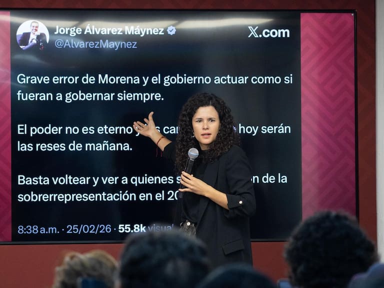 Luisa María Alcalde Luján, presidenta nacional de Morena