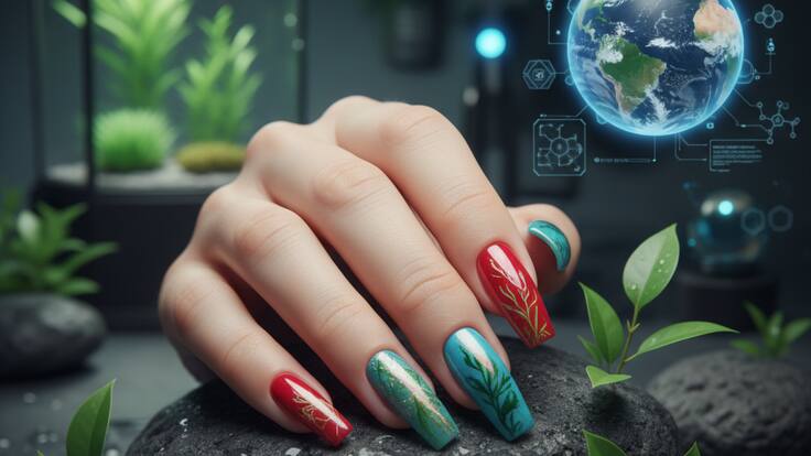 Tendencia en uñas: Crean las primeras uñas postizas en ser ecológicas, cambian de color y forma