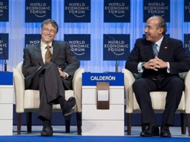 Se reúne Felipe Calderón con Bill Gates