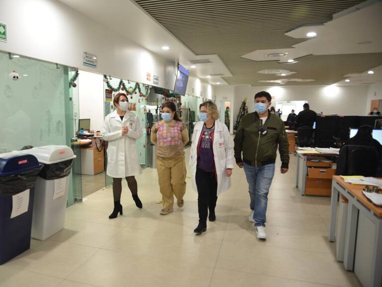 Clara Brugada recorrió el Hospital de Topilejo