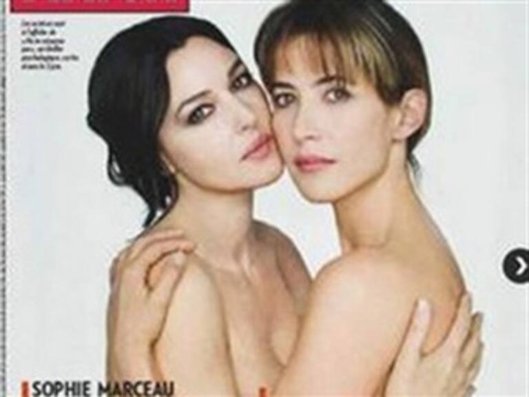 Posan Bellucci y Marceau desnudas para Paris Match