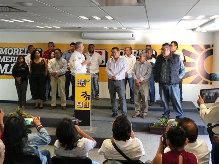Se unen priistas a campaña de Gayosso Cepeda en Morelos