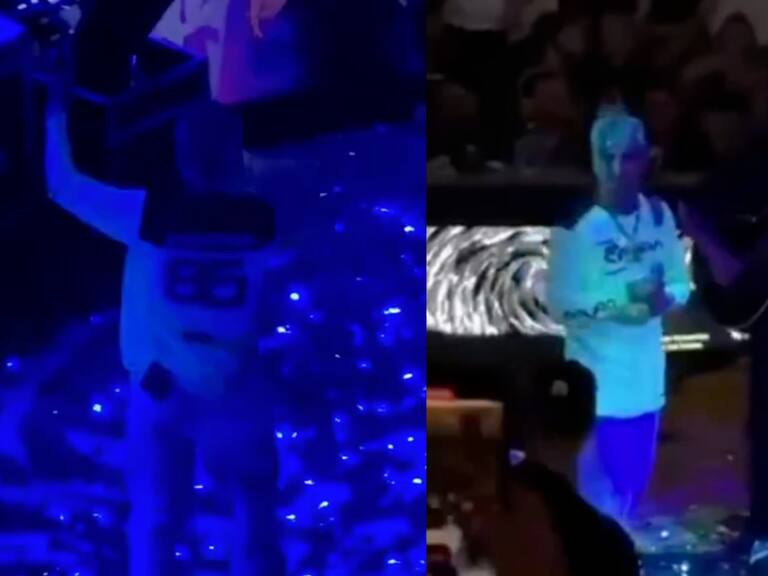 Le apagaron el micrófono a Natanael Cano cuando intentó interpretar un narcocorrido en la Feria de San Marcos en Aguascalientes.