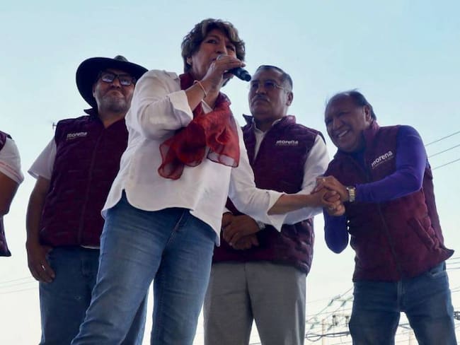 Delfina Gómez suma a sus filas a líderes de PRI y PES en Chicoloapan