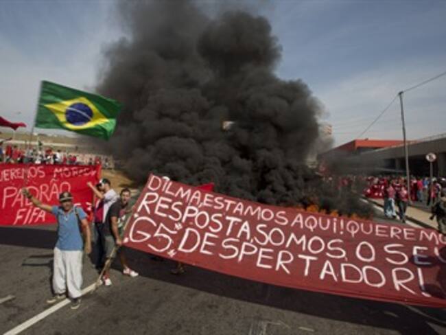 Tensión en Brasil a unas horas del inicio del Mundial