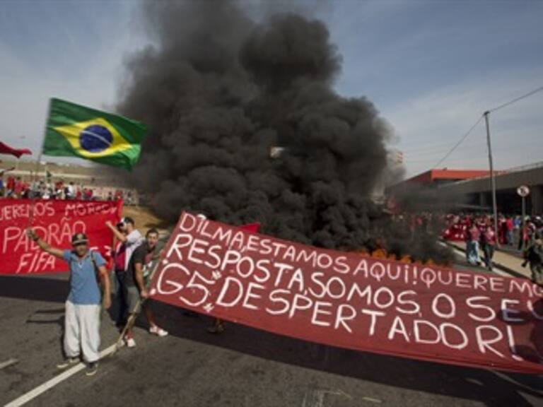 Tensión en Brasil a unas horas del inicio del Mundial