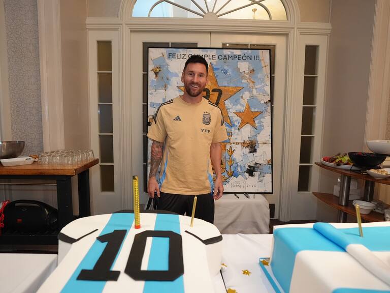 Así se vivió el cumpleaños 37 de Lionel Messi