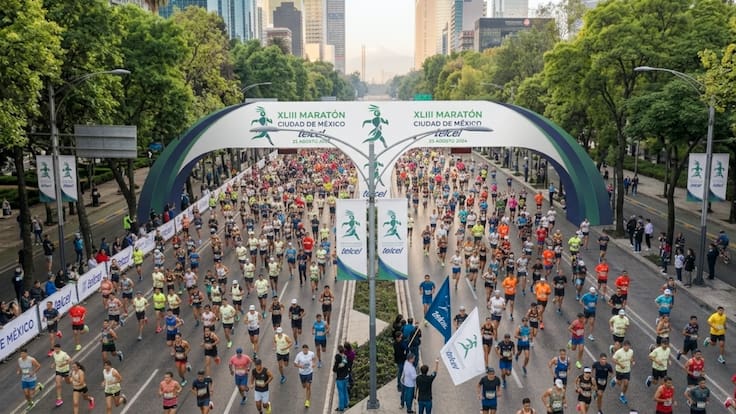 Maratón CDMX 2026: así será la ruta de 42 km que llevará a los corredores de CU al Zócalo