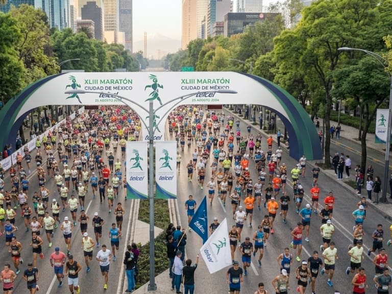 El Maratón CDMX 2026 recorrerá 42.195 kilómetros entre Ciudad Universitaria y el Zócalo de la Ciudad de México, de acuerdo con la convocatoria oficial.
