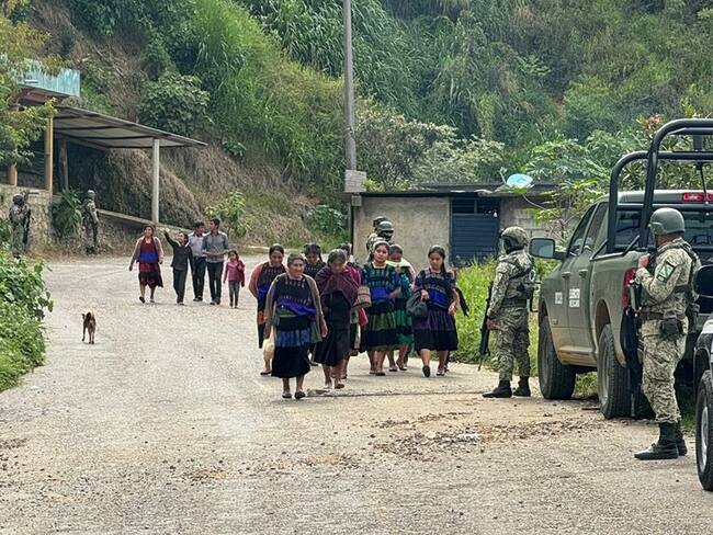 Operativo militar regresa a sus hogares a 170 familias de Nueva Esperanza