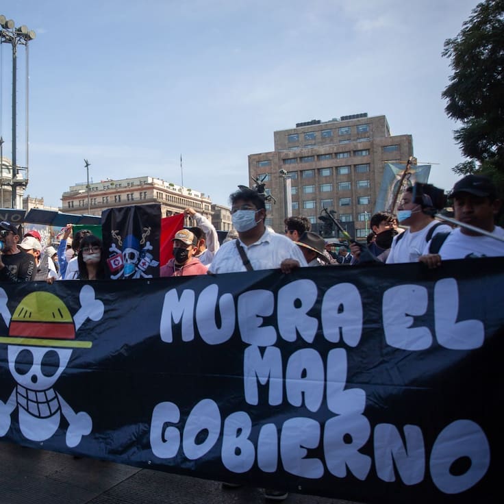 Marcha Generación Z no llega al Zócalo y genera división entre manifestantes