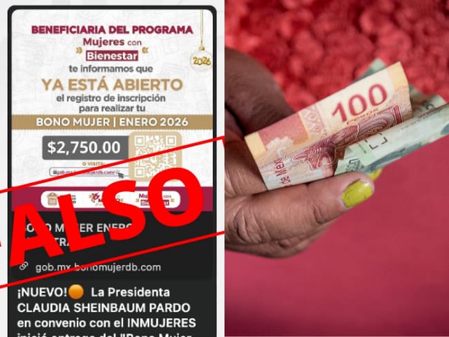 ¿Recibiste el mensaje del Bono Mujer Bienestar 2026? 3 señales para identificar el supuesto apoyo de 2 mil 750 pesos