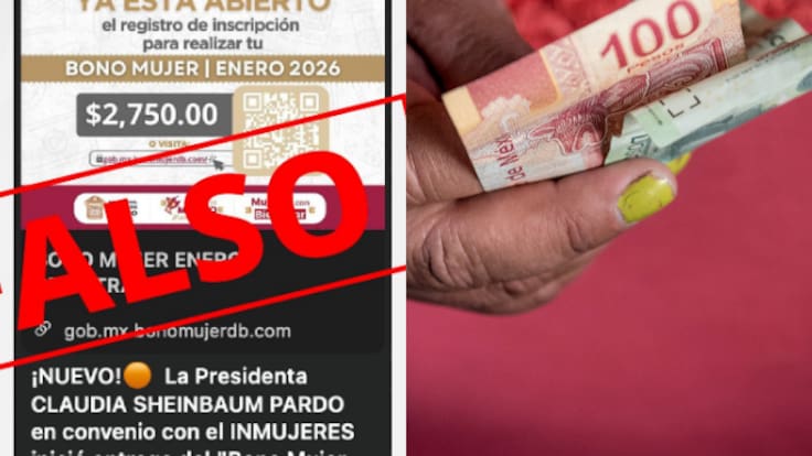 ¿Recibiste el mensaje del Bono Mujer Bienestar 2026? 3 señales para identificar el supuesto apoyo de 2 mil 750 pesos