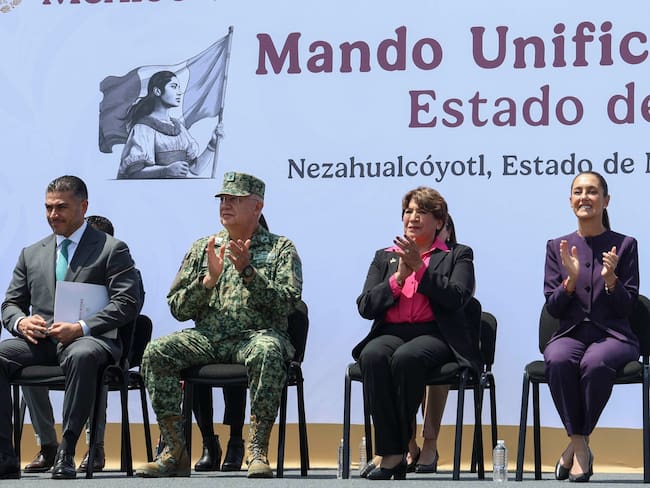 Sheinbaum y la gobernadora Delfina Gómez activan Mando Único de Seguridad