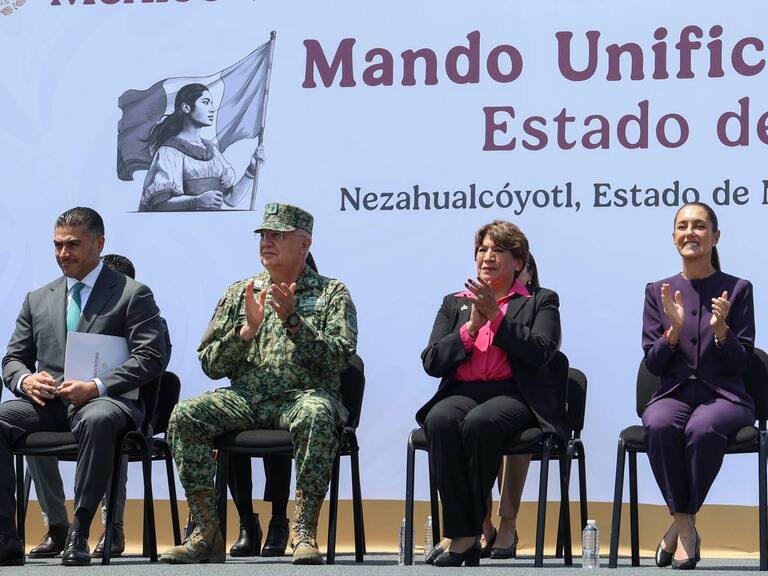 Sheinbaum y la gobernadora Delfina Gómez activan Mando Único de Seguridad