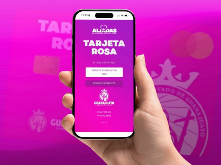 Para completar el Registro Tarjeta Rosa Guanajuato 2026, inscríbete desde la app siguiendo estos 6 pasos: descarga la app, valida tu INE, realiza la prueba de vida, carga tu domicilio, registra a tus hijos y agenda tu cita.