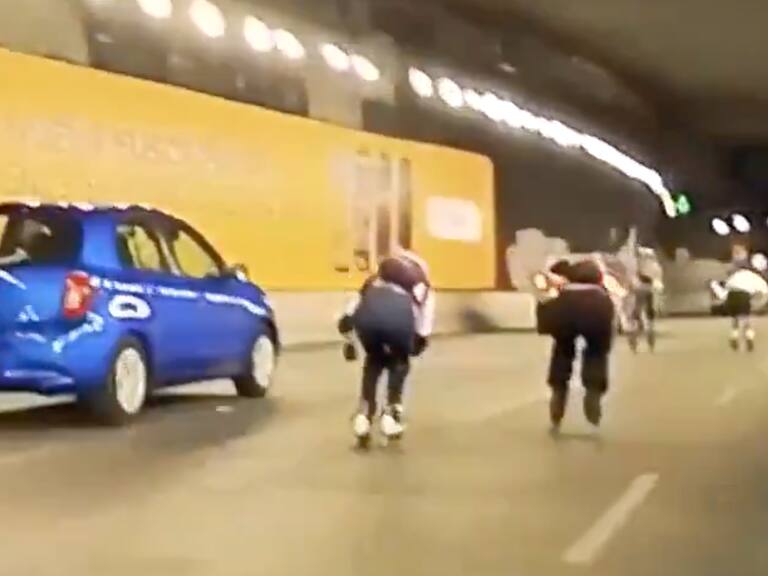 ¿Patinadores en vía rápida de Mixcoac recibirán sanción? | VIDEO