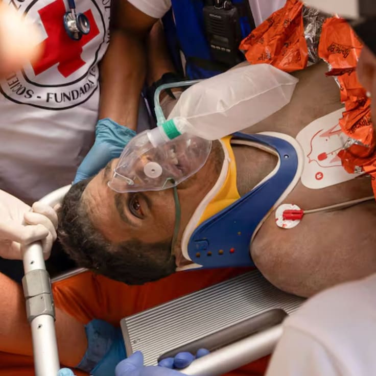 Terremotos en Venezuela: Confirman el rescate de Hernán Gil, el vigilante que pasó ocho días atrapado entre los escombros