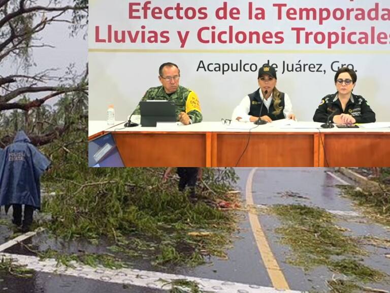 Autoridades federales y del estado de Guerrero dieron a conocer la situación que prevalece en la entidad en donde se registraron dos fallecimientos a causa de "John"