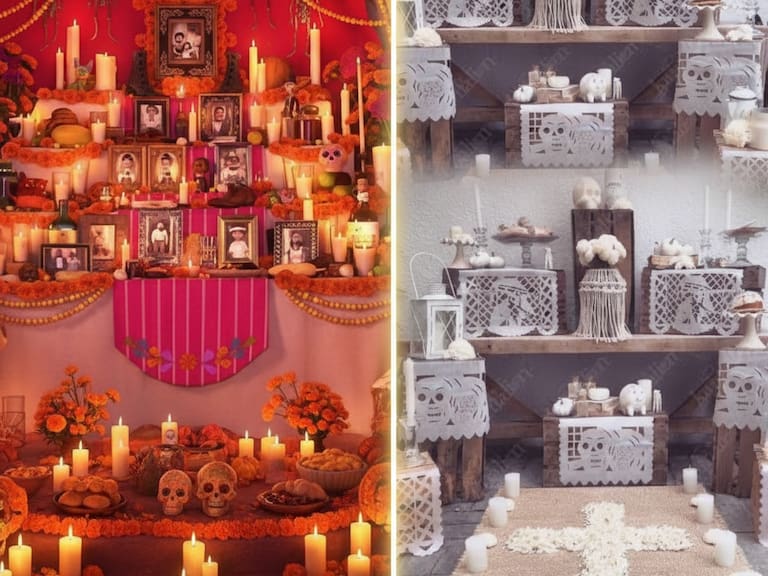 Ofrenda de día de muertos aesthetic