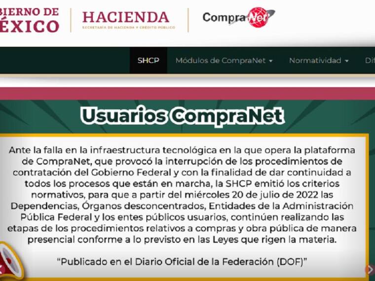 En los diez días que Compranet ha estado cerrado, se han gastado alrededor de 38 mil millones de pesos, de los cuales no sabemos cómo se gastaron