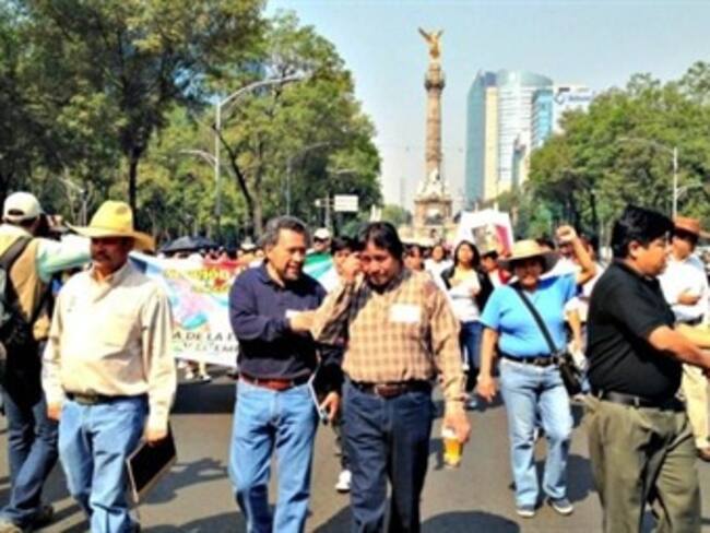 Afectan CNTE y peregrinación circulación en Reforma