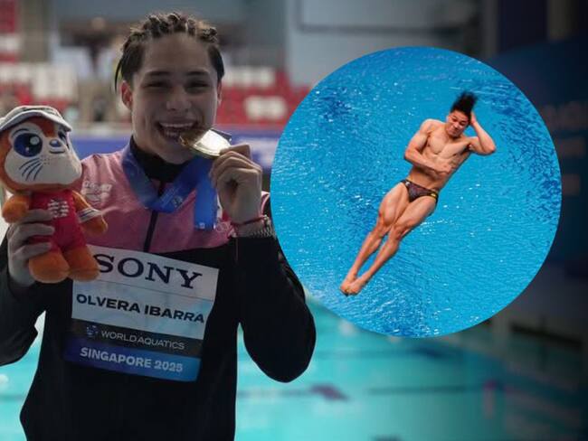 Osmar Olvera vence a China y se corona campeón mundial de clavados en Singapur