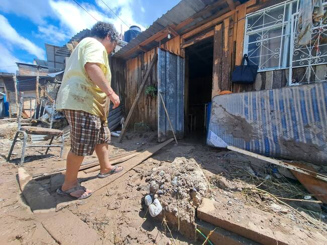 Piden apoyo damnificados del huracán “Jhon” en Chilpancingo