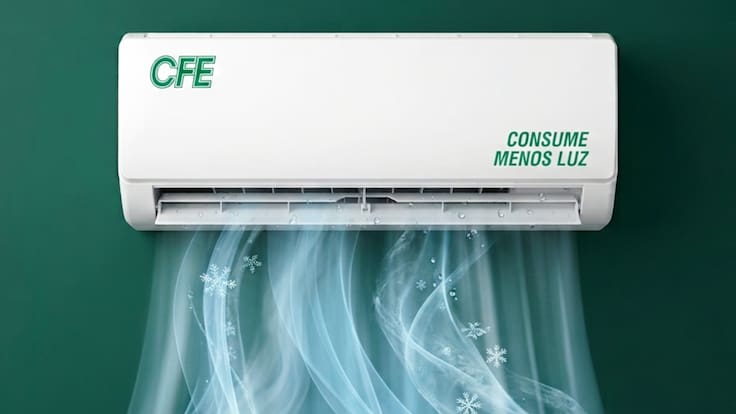 El aire acondicionado que CFE recomienda para pagar menos luz: enfría mejor y ahorra más