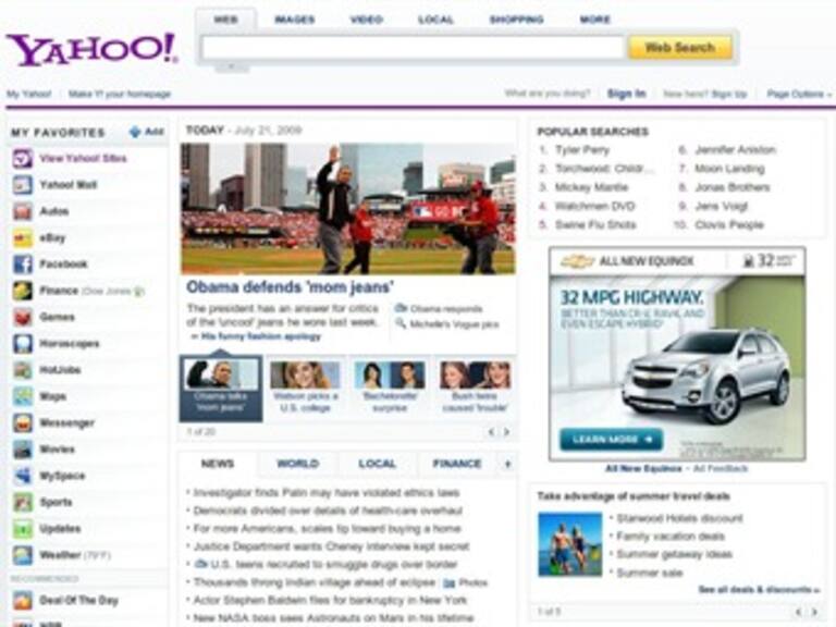 Yahoo demanda a Facebook por uso de patentes publicitarias