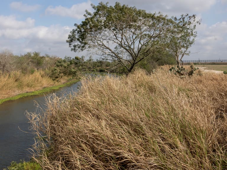 The Mexican-Texas border in the Rio Grande Valley