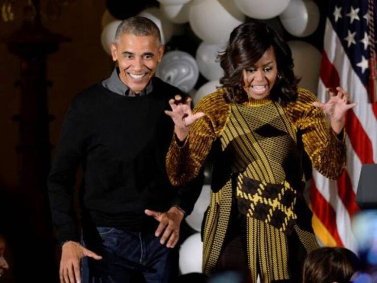 Los Obama celebran Halloween al ritmo de &quot;Thriller&quot;