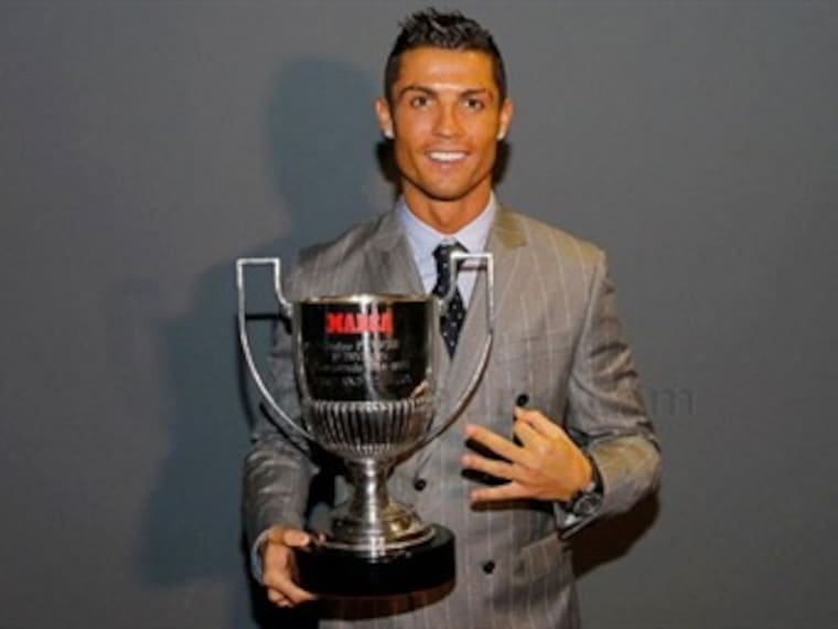 Cristiano Ronaldo recibe su tercer ‘Pichichi’