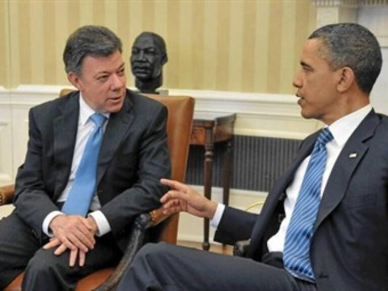 Dominará proceso de paz diálogo entre Santos y Obama