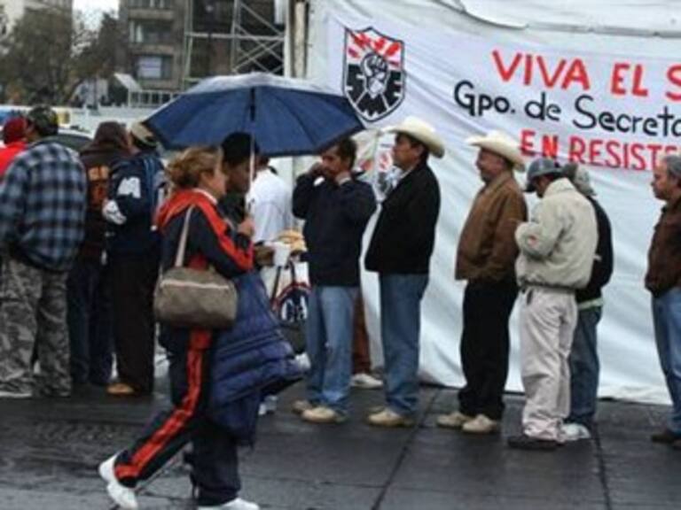 Anuncia SME nuevo plantón en el Zócalo