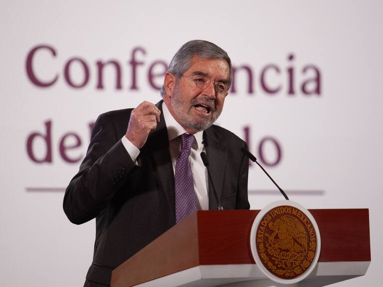 Juan Ramón de la Fuente Ramírez, secretario de Relaciones Exteriores, dio a conocer la activación del "Botón alerta" para asistencia a migrantes.