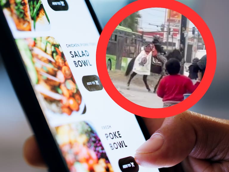 Repartidor en caballo