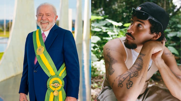 ¡Bad Bunny apoya a Lula da Silva! El cantante cedió los derechos de su canción para que se usara en campaña del presidente de Brasil | VIDEO