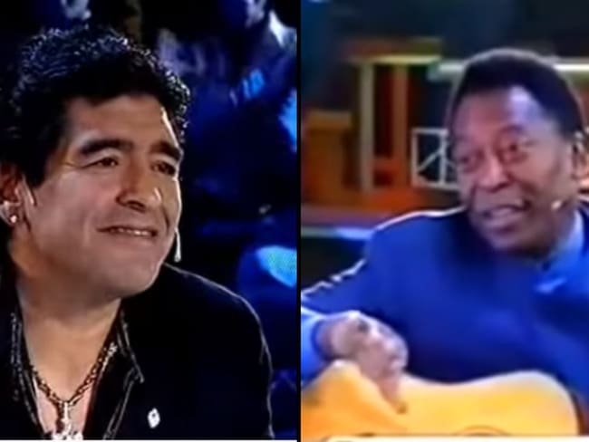 Así fue como Pelé le cantó a Maradona en su programa La Noche del 10