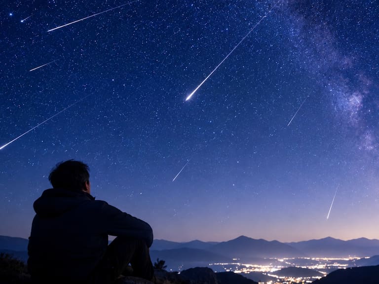 Lluvia de estrellas Perseidas: esta es la mejor hora para verla en México sin telescopio. IA