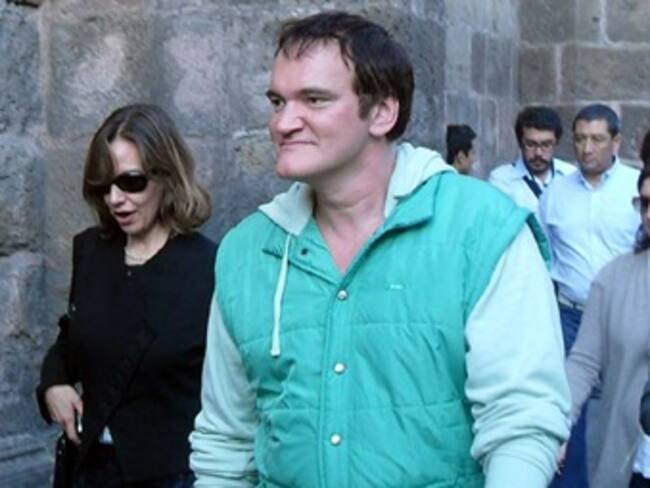 Asedia prensa a Quentin Tarantino en el Festival de Cine de Morelia