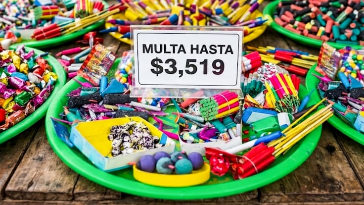 Multa por tronar cohetes en CDMX: podrías pagar hasta $3,519 pesos durante las fiestas patrias
