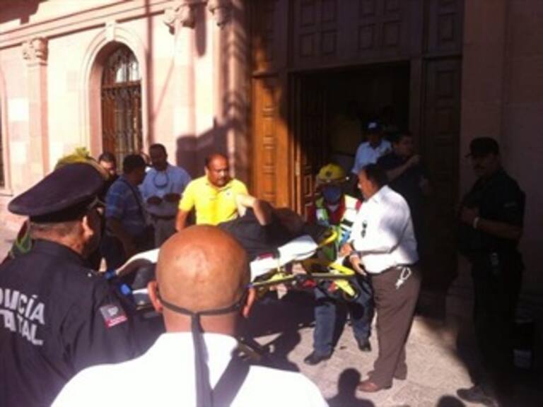 Hieren a 5 afuera de Palacio de Gobierno en Saltillo