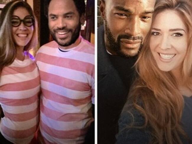 Mujer coloca la cara de celebridades en las fotos que tenía con su ex