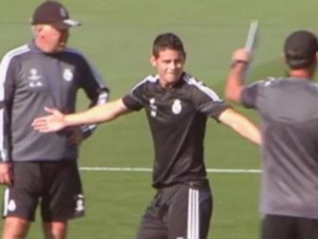 ¿Se enfadó James con Cristiano por mandarle al otro grupo?